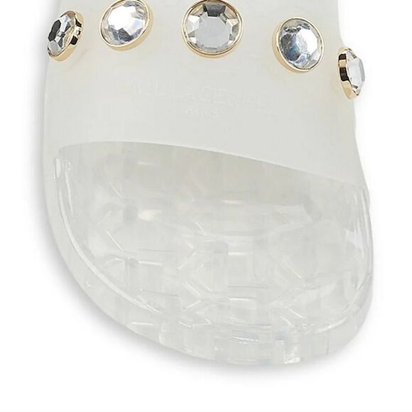 NIB Karl Lagerfeld Paris Taja Jeweled Slides - Picture 1 of 6